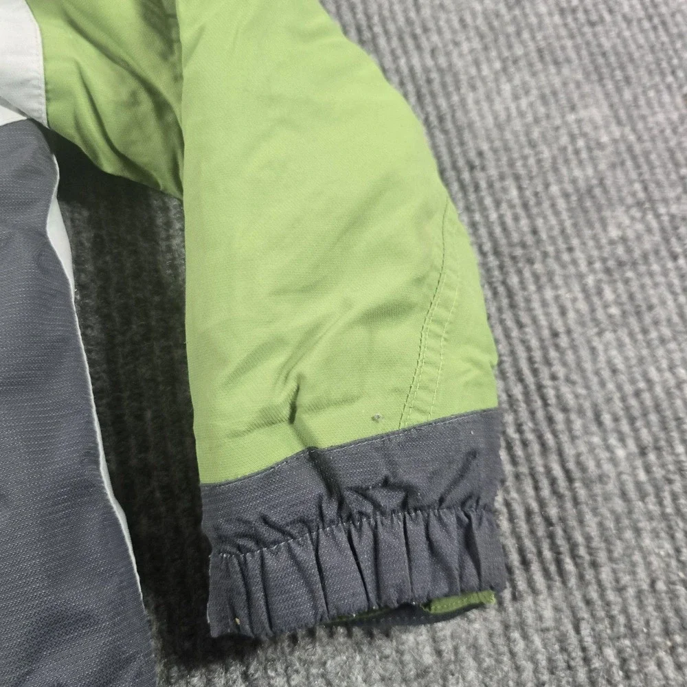 L.L. Bean Jacket Boys Large 6X 7 Green Hooded Insulated Ski Snow Thinsulate